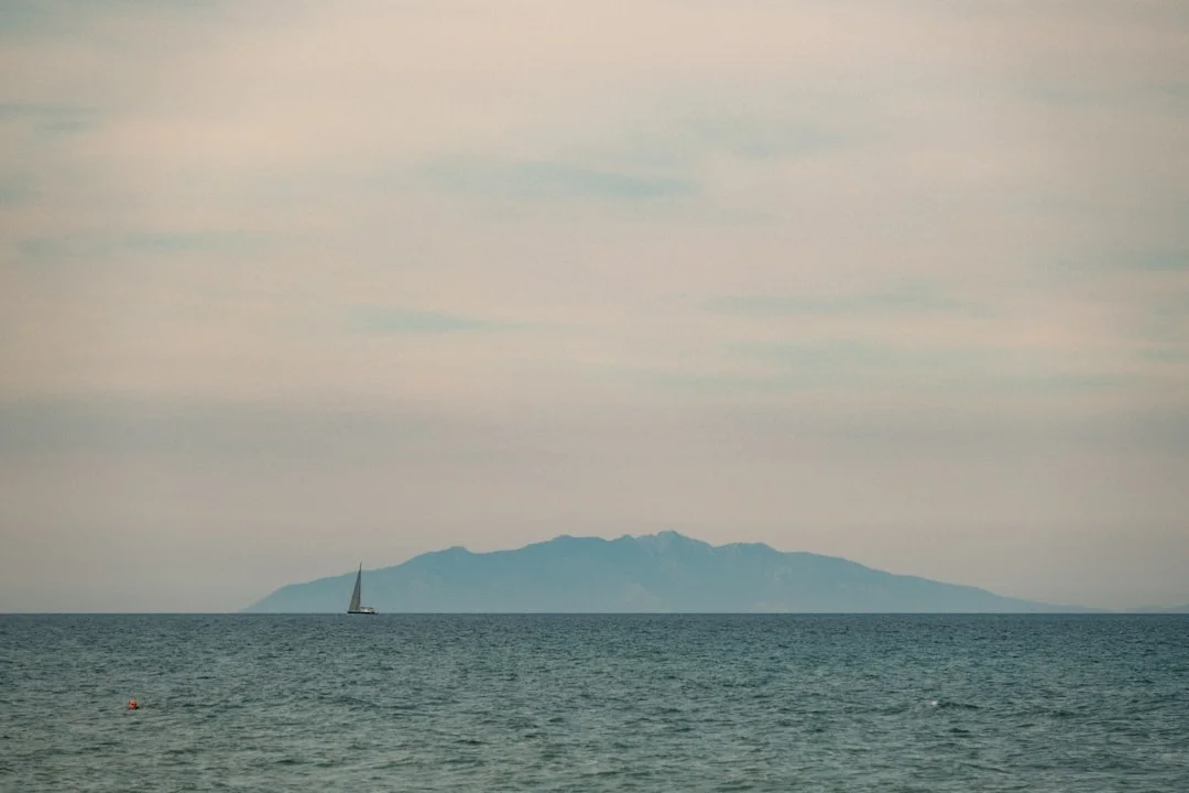 Open Mediterranean waters mid-passage