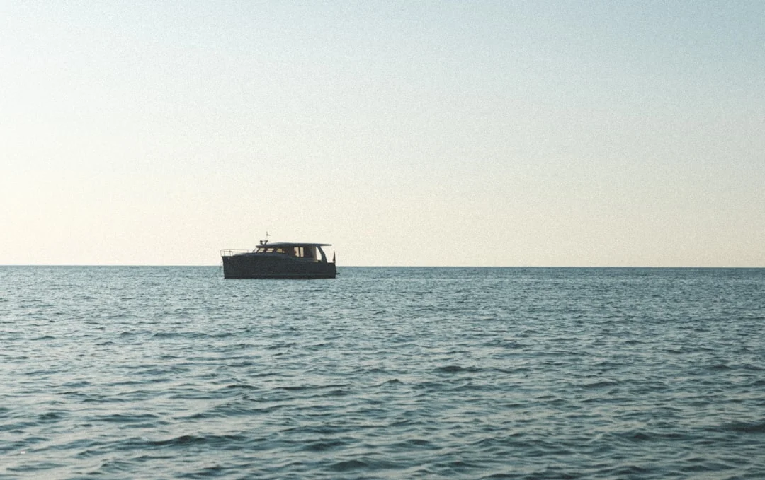 Sailboat under way along the Swedish coast