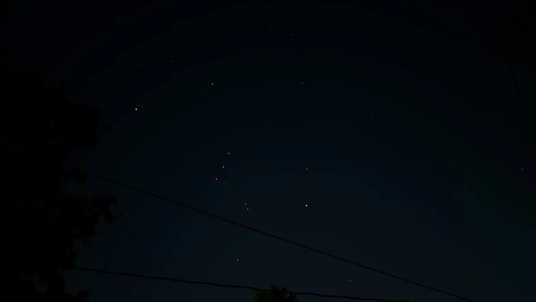 Star-filled night sky used by celestial navigators to find latitude and longitude at sea