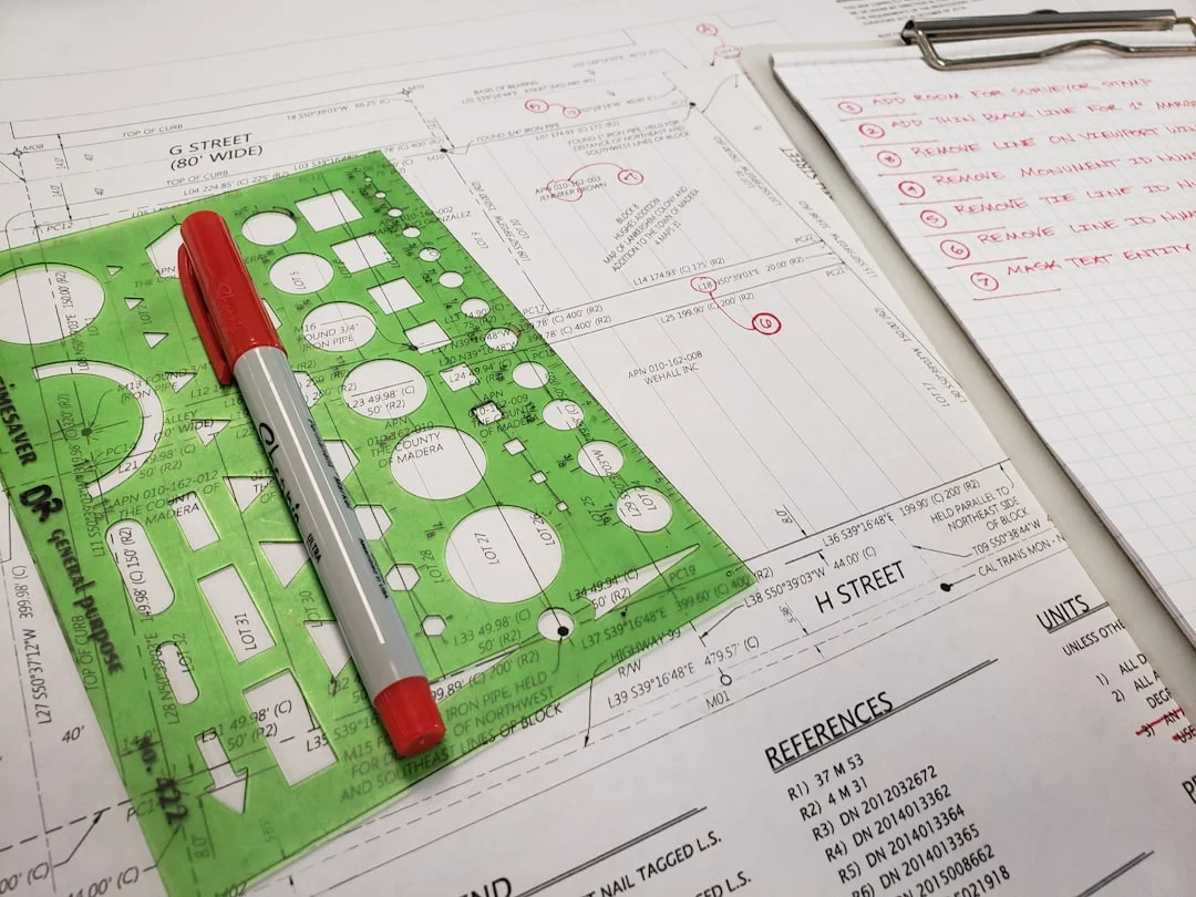 Waterproof clipboard with float plan form clipped, pen tied on lanyard